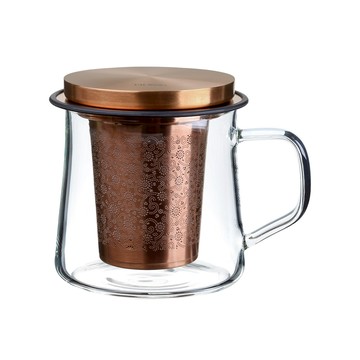 璀璨寬容濾茶杯(鈦金-420ml)