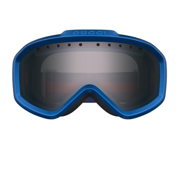 Gucci Eyewear Gucci Gg1210s Linea Lettering 006 Blue Silver Sunglasses