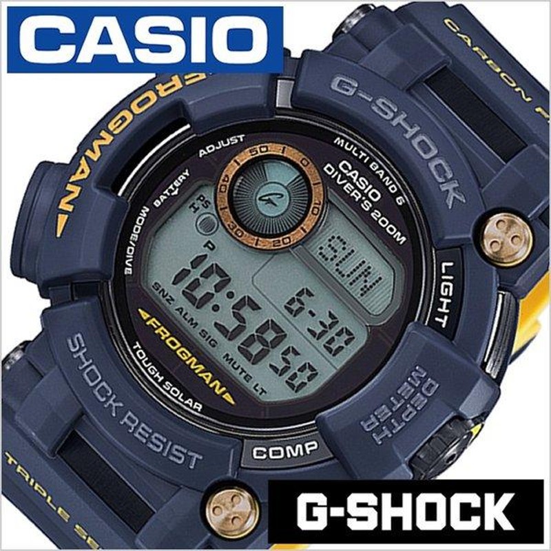 カシオ 腕時計 CASIO 時計 Gショック G-SHOCK マスターオブジー フロッグマン GWF-D1000NV-2JF メンズ |  LINEショッピング