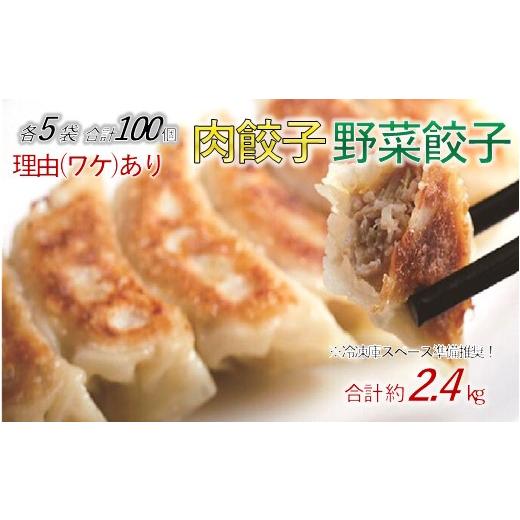 ふるさと納税 埼玉県 加須市 「冠生園」の食べ比べ餃子セット（冷凍　肉・野菜餃子）：10パック