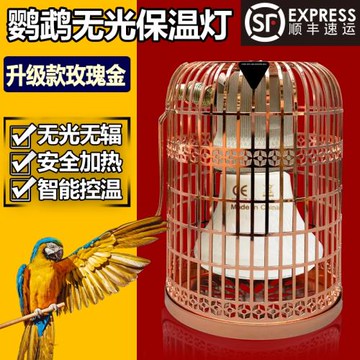 鸚鵡無光陶瓷保溫燈玄鳳專用保暖加熱防咬防燙取暖器恒溫過冬溫控