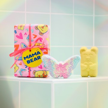 【LUSH 英國直營】給媽媽溫暖熊抱｜熊熊媽咪禮盒｜泡澡禮盒｜母親節限定