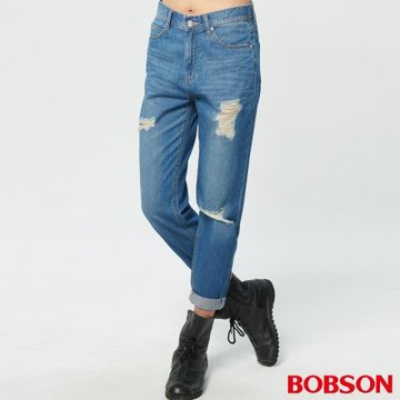 BOBSON 女款男朋友破褲 ( 230-53 )
