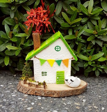 冏冏貓的小綠屋/小木屋/木頭房子/貓