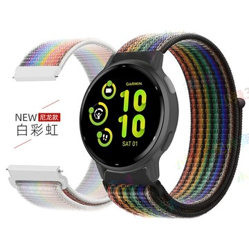 garmin vivoactive 5適用錶帶 Garmin165 245 645 錶帶 venu sq2錶帶