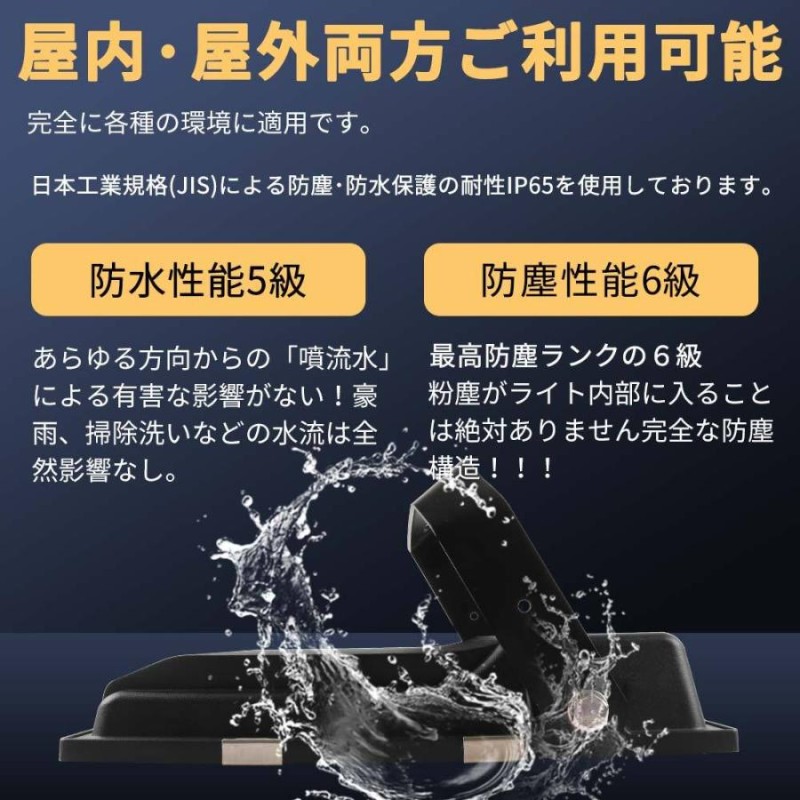 50wled投光器 薄型led投光器 500w水銀灯相当 ハイパワー IP65防水 倉庫