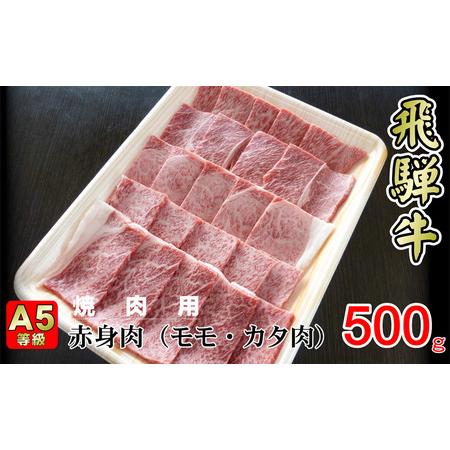 ふるさと納税 牛肉 飛騨牛 焼き肉 セット 赤身 モモ 又は カタ 500g 黒毛和牛 A5 美味しい お肉 牛 肉 和牛 焼肉 BBQ バーベキュー  【岐阜県.. 岐阜県揖斐川町