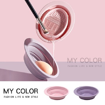 MY COLOR 化妝刷清潔碗 化妝刷清潔洗刷盤 粉撲清洗 洗刷墊 刷具清潔【B010-1】