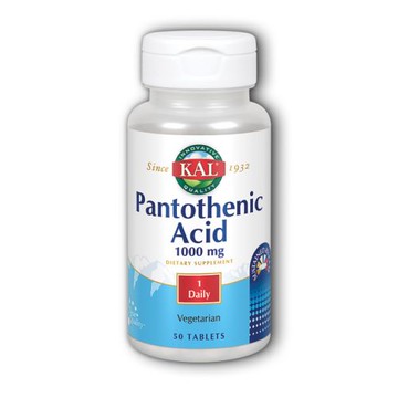 Pantothenic Acid 50 Tabs by Kal
