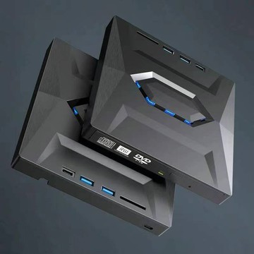 7合1外置光驅DVD刻錄機多功能USB3.0/Type-c可外接U盤可插卡擴展【宜家良品百貨】