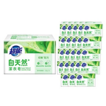 超能 自天然潔衣皂200g*48入 (適用寶寶及貼身衣物)