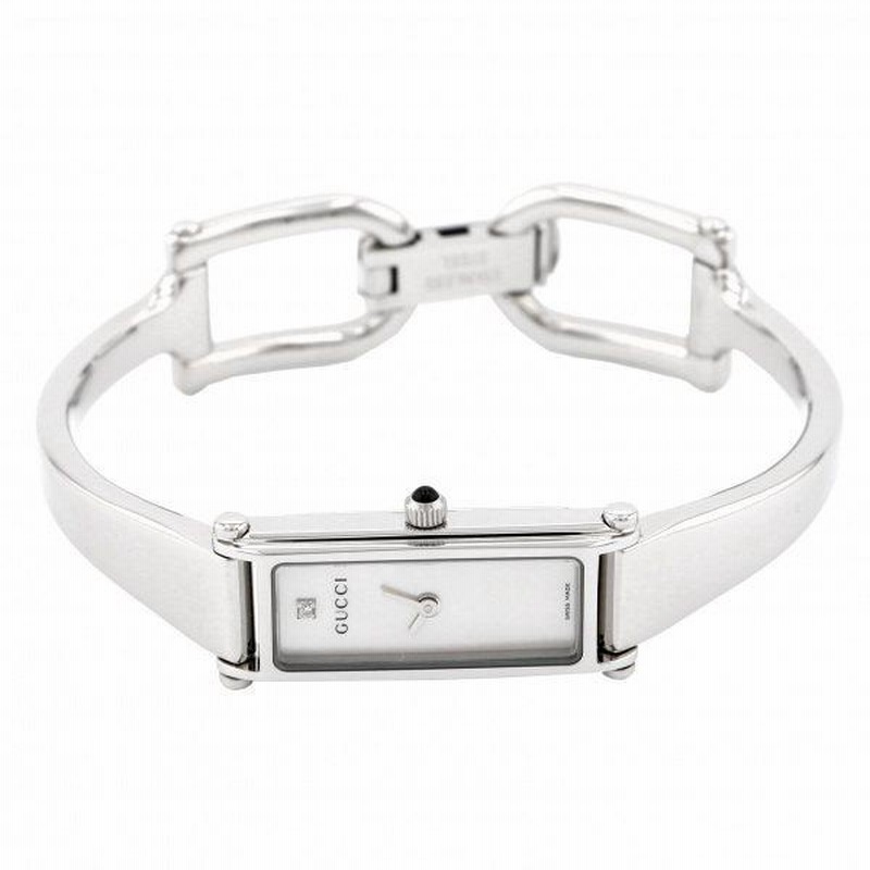 599【6月末終了】 GUCCI グッチ 105 バングル 白文字盤 完品 599【6月末終了】 GUCCI グッチ 105 バングル 白文字盤 完品