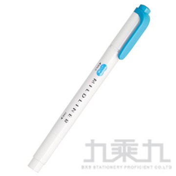 ZEBRA MILDLINER 柔色螢光筆 WKT7 -天空藍色【九乘九購物網】
