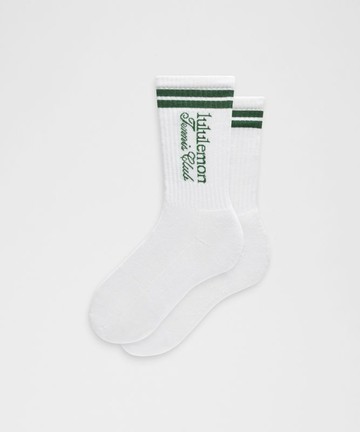 Unisex Daily Essential Crew Socks Tennis Club Size Medium