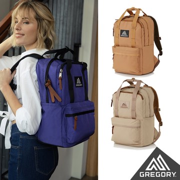 Gregory 官方直營 18L EASY PEASY DAY 後背包 筆電包 焦糖棕 紫外光 漠沙色 抗撕裂 耐用 手提