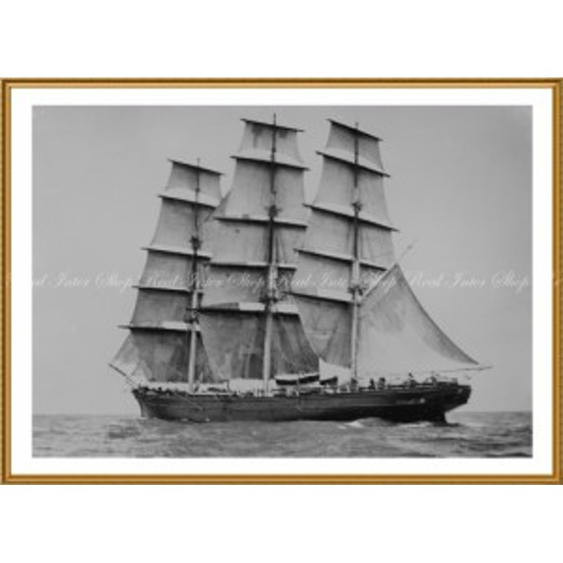 絵画風 壁紙ポスター カティーサーク 1869年 帆船 ティークリッパー イギリス 額縁印刷 Sshp 011sge1 805mm 585mm 通販 Lineポイント最大1 0 Get Lineショッピング