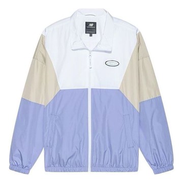 New Balance Sport Woven Jacket 'White Purple Beige'