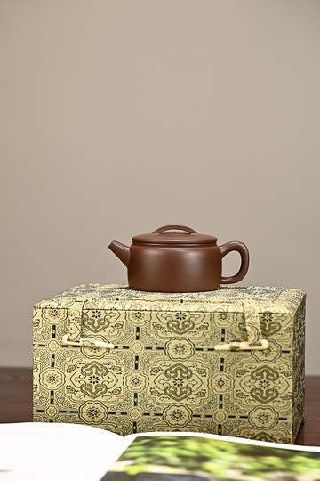 漢瓦 手工容量200cc紫泥