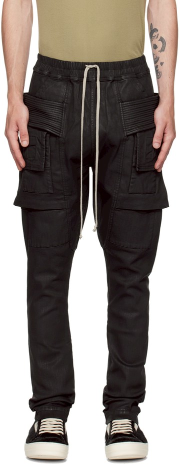 Rick Owens DRKSHDW 黑色 Creatch 工装裤