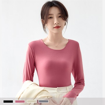 柔軟保暖衣【超彈力】圓領輕盈舒適內搭衛生衣 330