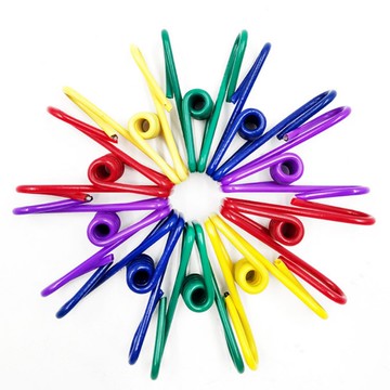 彩色晾衣夾 晾衣夾 夾子 衣夾 線夾 防風衣夾 曬衣夾 吊衣夾 強力夾 彩色夾子【DJ315】  123便利屋