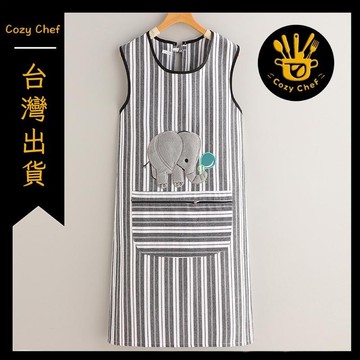 ✨️臺灣出貨✨️暖廚小築✅可開發票坎肩圍裙女雙層家用廚房做飯透氣耐磨洋氣時尚可愛上班防塵工作服