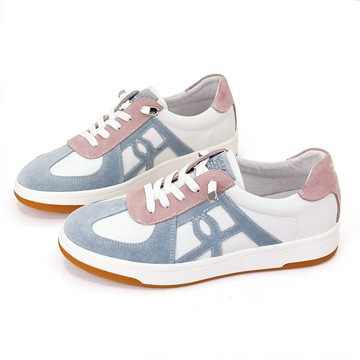 Warner II 輕彩真皮厚底德訓鞋休閒鞋