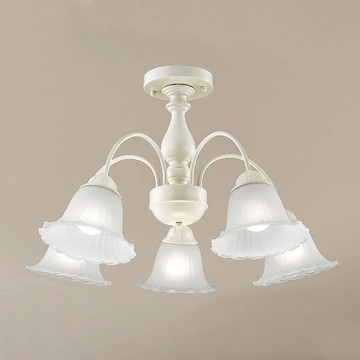 鄉村風半吸頂五燈 B140-64-73863