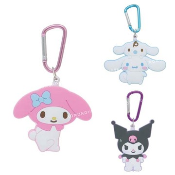 小禮堂 Sanrio 三麗鷗 可伸縮矽膠手電筒吊飾 (動作款) 美樂蒂 酷洛米 大耳狗