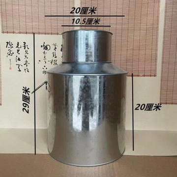 潮州手工兩斤桶茶葉罐茶桶加厚密封罐防潮通用大個鐵罐子茶包裝