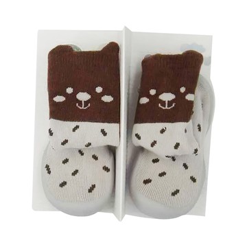 GGOMOOSiN 學步鞋 及膝襪  125mm  棕色