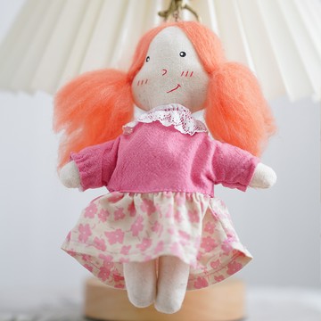 森系手作布偶娃娃掛件122709C