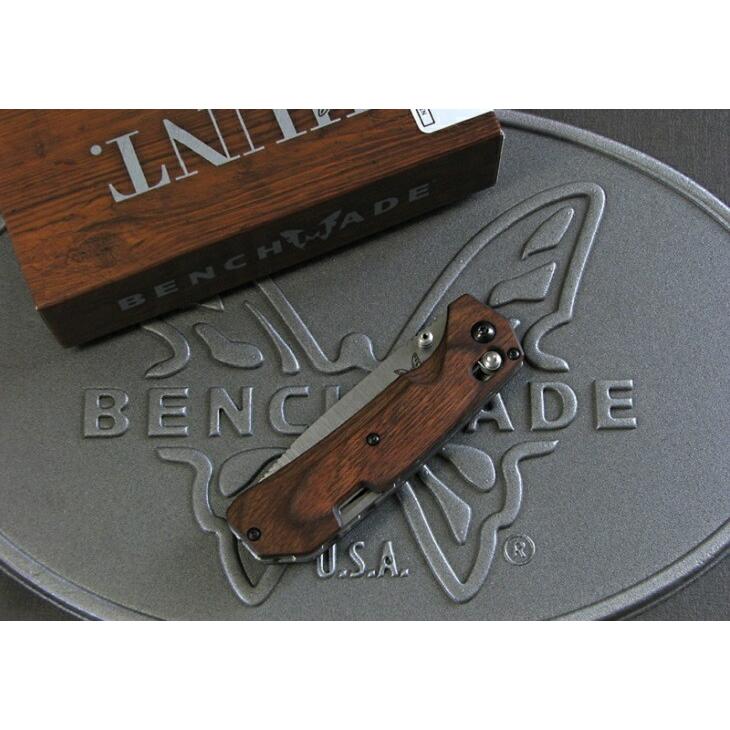 ベンチメイド BENCHMADE ハント 15060-2 Grizzly Creek グリズリー・クリーク　アクシス フォルダー ガットフック付 ディモンド・ウッド   日本正規品