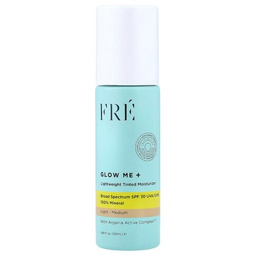Fre, Glow Me+，輕薄有色保濕霜，SPF 30，淺中膚色，1.69 液量盎司（50 毫升）