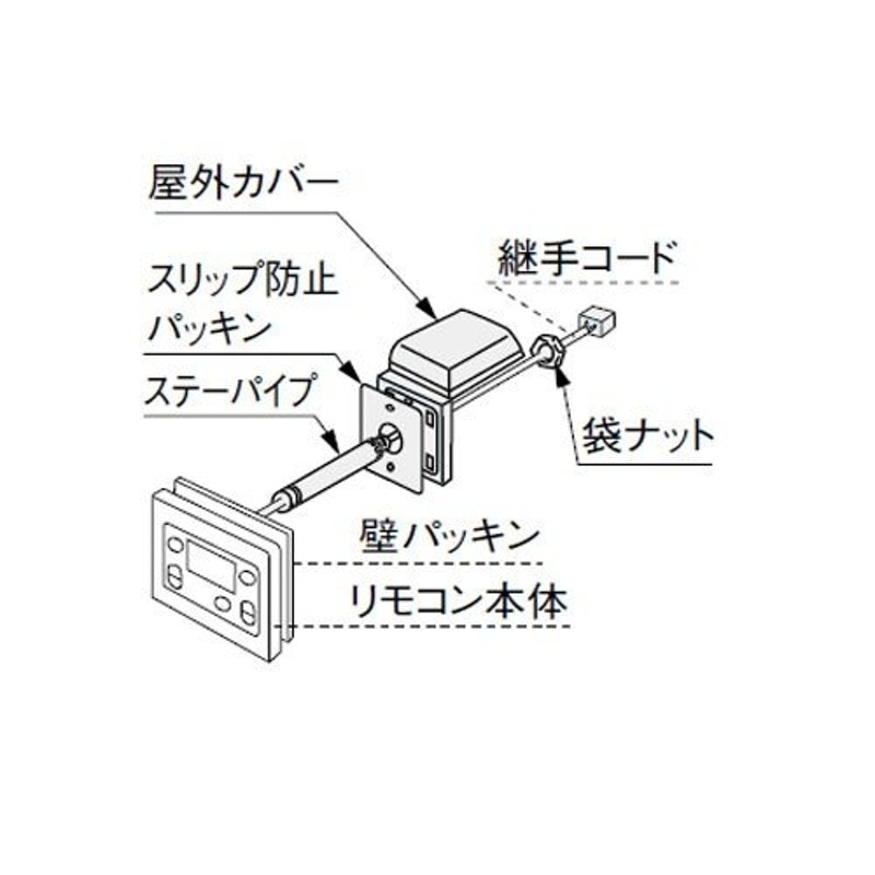 0700757】ノーリツ 浴室用屋外カバーセット 【noritz】 通販 LINEポイント最大0.5%GET LINEショッピング