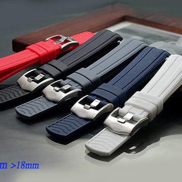 全新 OMEGA Seamaster 海馬 300米 代用矽膠錶帶 ( 20mm )