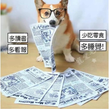 狗玩具 黑白報紙玩具 安全柔軟