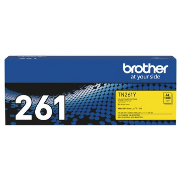 兄弟牌 原廠碳匣 TN-261Y，適用於HL-3170CDW/MFC-9330CDW，可列印數量約1400頁  黃色  1個