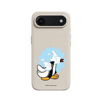 iPhone Air SolidX 貝殼灰 - Pingu 企鵝家族 - Let’s Play! 丟雪球囉！