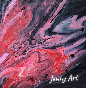 【黑粉 BlackPink】 無框畫 壓克力畫 抽象畫 畫作 掛畫 居家擺設