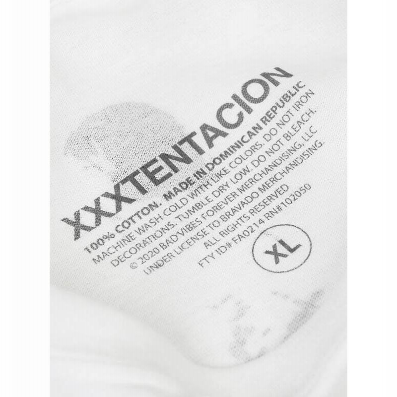 XXXTENTACION【XXXテンタシオン】MUG SHOT PROFILE T-SHIRT XXXTENTACION【XXXテンタシオン】MUG SHOT PROFILE T-SHIRT