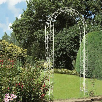 免運 拱門花架 戶外庭院花架 鐵藝拱形花架 植物月季支架 室外花園裝飾架 布置爬藤架