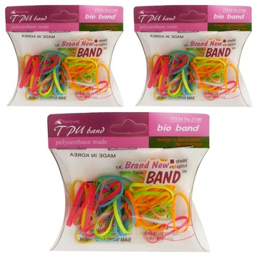 SY 韓國橡皮筋20條 多色髮圈 高彈力髮繩 髮飾配件  2100  3組