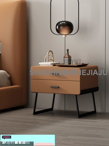 免運配送 床頭櫃 儲物櫃斗櫃 免安裝床頭柜小型高級感輕奢新款ins風架簡約現代床邊柜