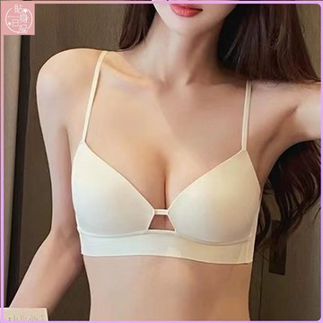 ❤️貼身日記❤️鏤空細肩帶內衣女無痕胸罩收副乳防下垂小胸集中爆乳性感內衣上託