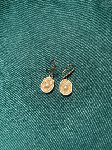 埃及系列 聖甲蟲耳環