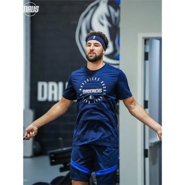 獨行俠西部冠1軍T恤季后賽東契奇籃球訓練投籃運動純棉速干短袖夏