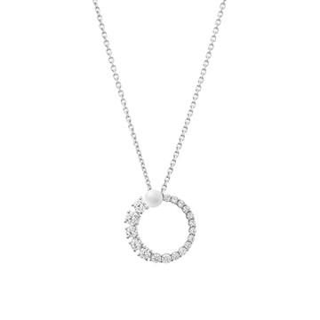 SWAROVSKI 施華洛世奇 Matrix 水晶珍珠項鍊