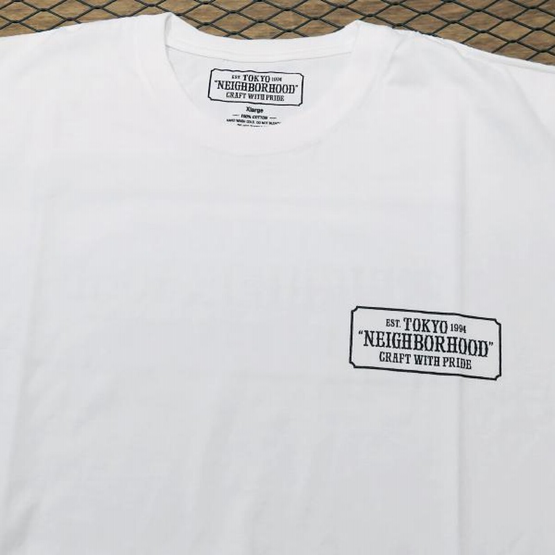 NEIGHBORHOOD ネイバーフッド 20SS BAR&SHIELD/C-TEE.SS 201PCNH-ST01