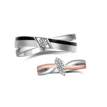 KOR蔻兒鑽石 幸福香頌  結婚對戒/周年紀念戒 鑽石戒指